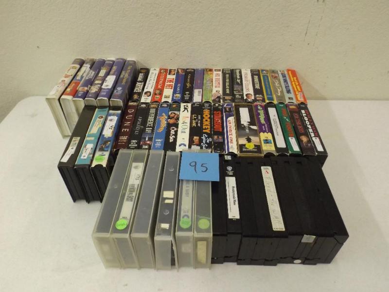 More VHS tapes.&nbsp Total of 59 g...