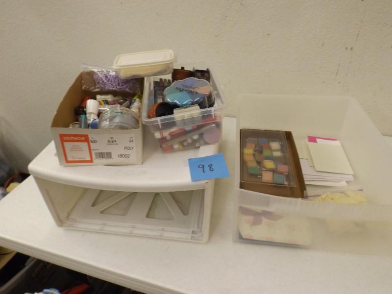 Stampers and accessories. Paints, g...