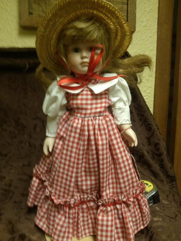 13&quot Porcelain doll...
