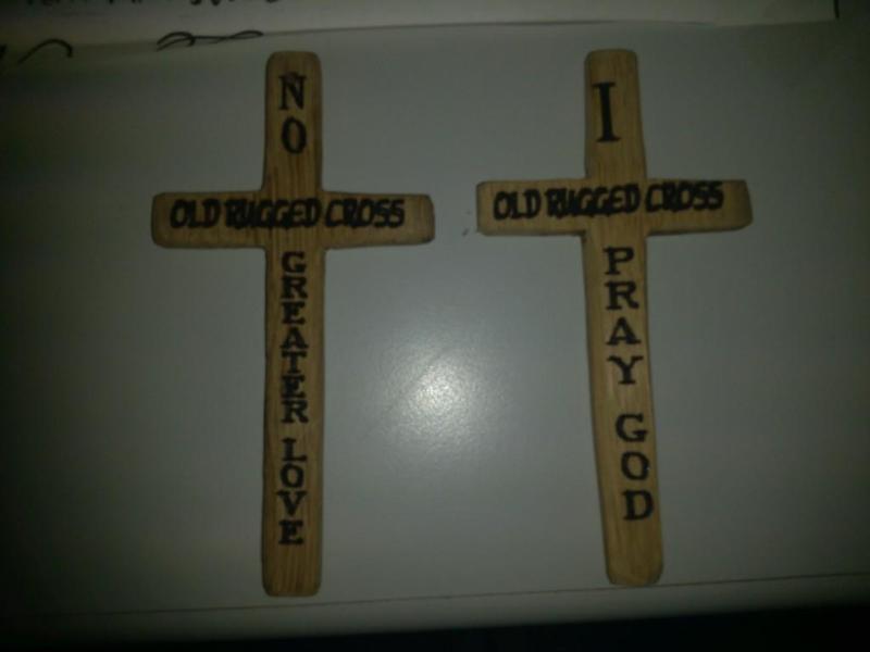 Set of 2 Hand Crafted laser Printed...