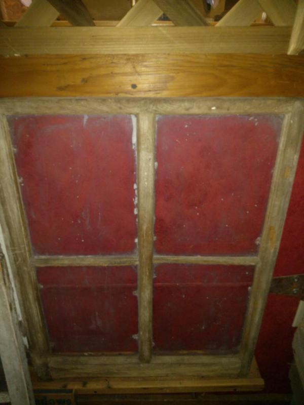 Vintage 4 pane Barn Window, great f...