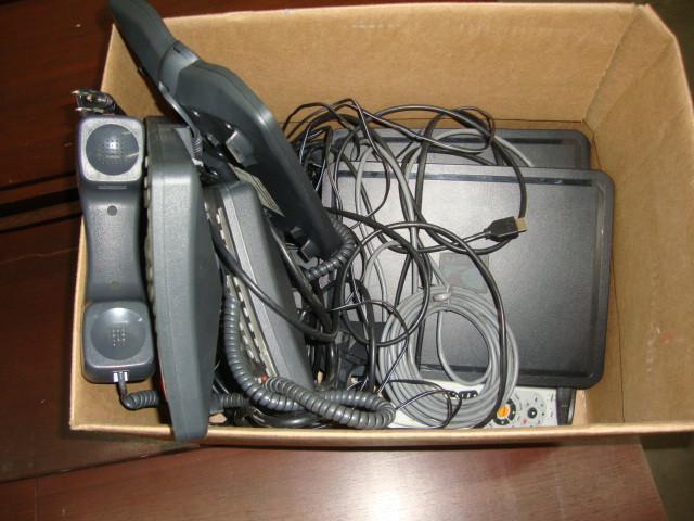 lot 107 image: Lot of 3 Office Phones & 2 Dire...
