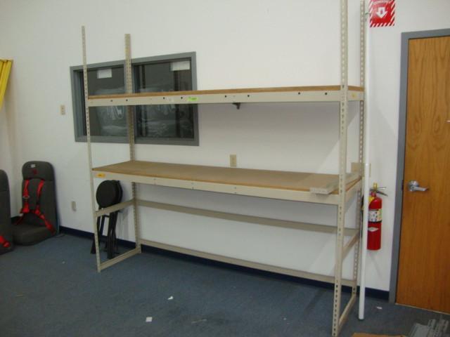 lot 13 image: Lyon Metal Products Steel Rack, 96i...