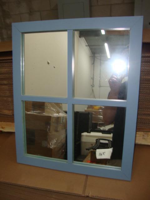 lot 141 image: Window Pane Mirror, 18 12in x 22 1...