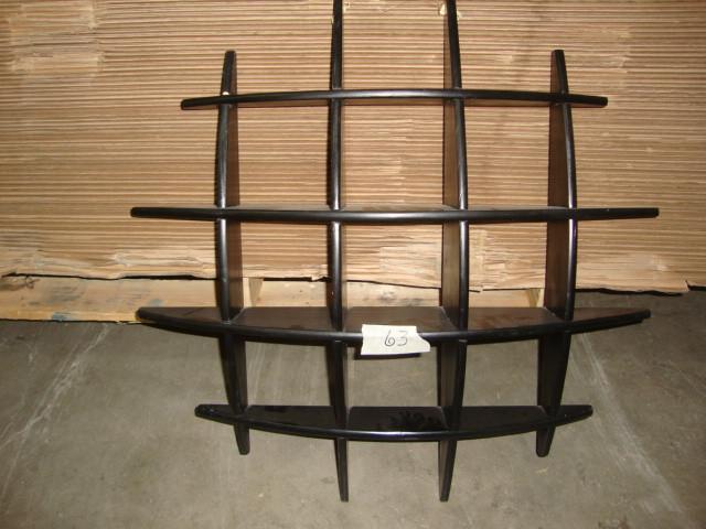 lot 145 image: Decorative Wall Shelf, 28in x 28in...
