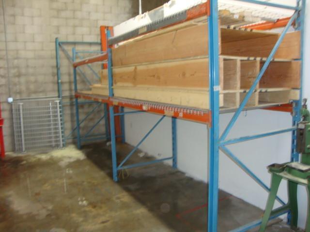 lot 15 image: Light Blue Pallet Racking, includes...