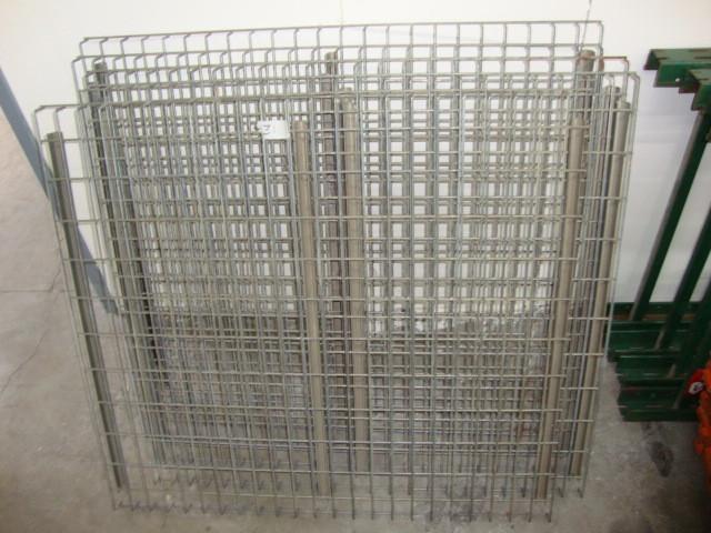 lot 17 image: Lot of 5 Galvanized Steel Shelves, ...