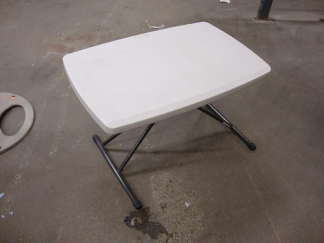lot 178 image: Lifetime Folding Table, 30in long, ...
