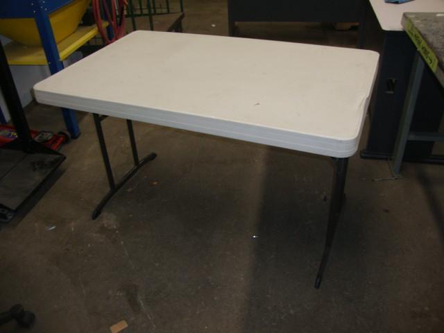 lot 179 image: Lifetime Folding Table, 48in x 30in...