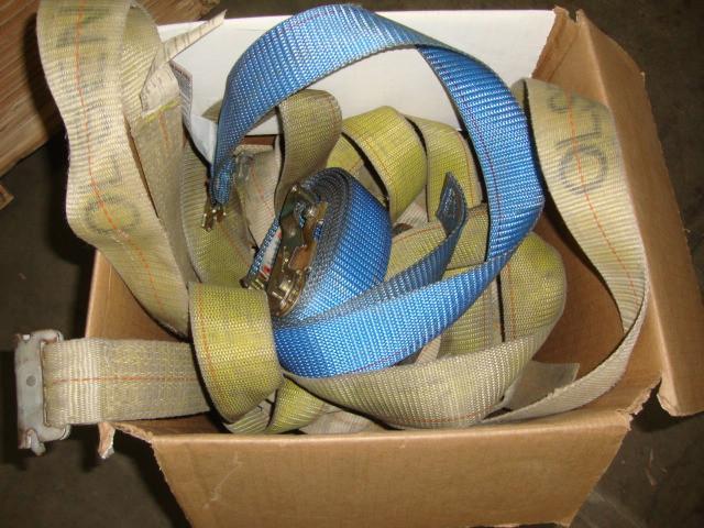 lot 54 image: 2in Cargo Straps, lot of 7...