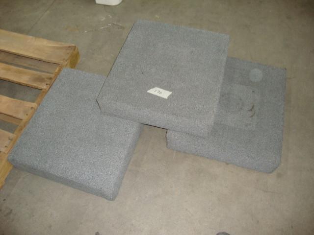 lot 62 image: Lot of 3 Carpeted Equipment Pads, 2...