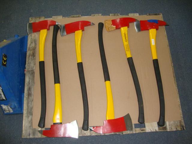 lot 74 image: Axes with Pick on Back, lot of 6, n...