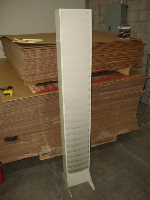 lot 99 image: Magazine Rack, 10in x 4in x 65 12i...
