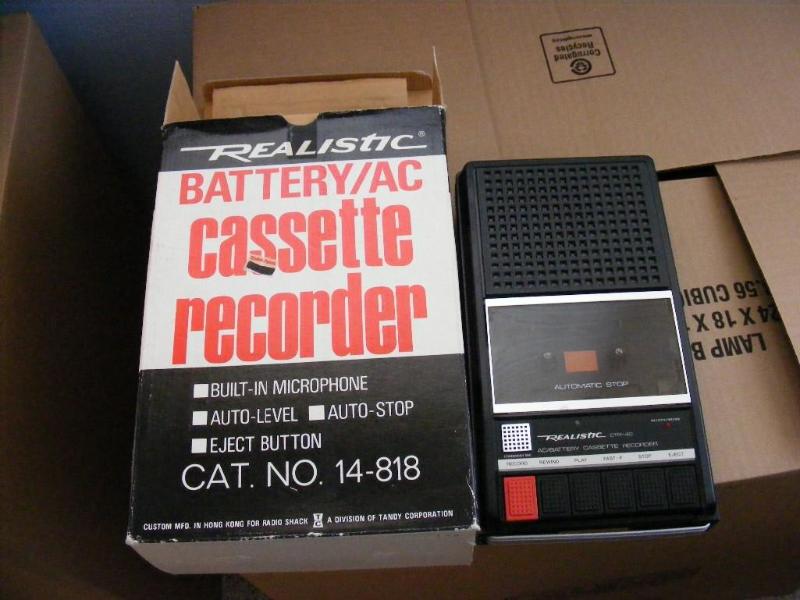 lot 16 image: Cassette Recorder with box...