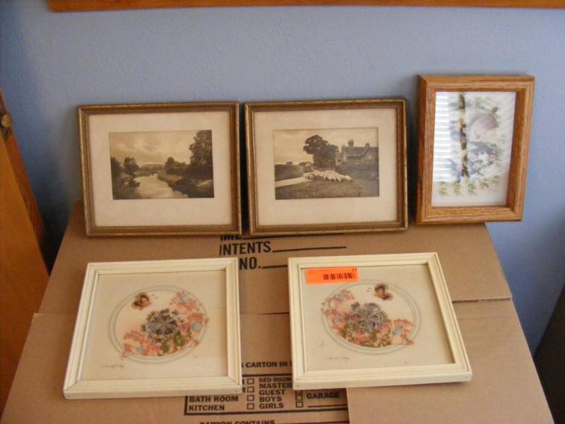 lot 17 image: Lot of Pictures, two scenery pictur...