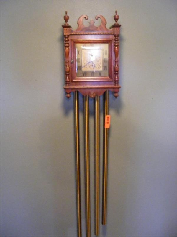 lot 2 image: Beautiful Wall Hung Clock, Telechro...