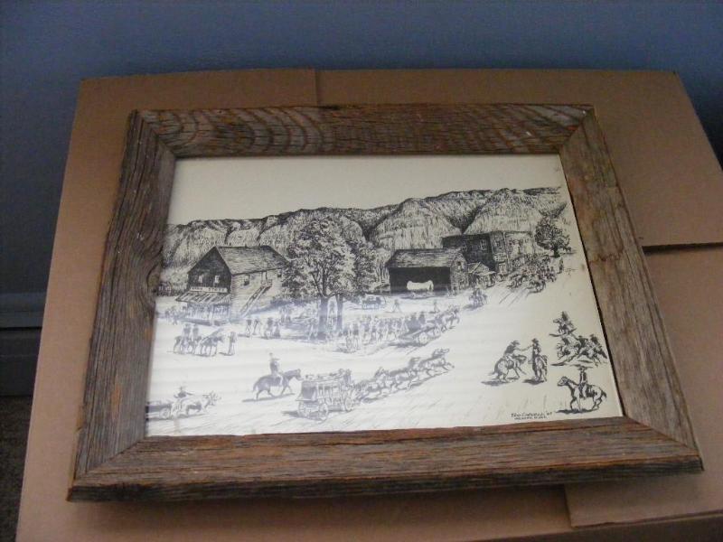 lot 20 image: Signed Picture, &quotOld Medora N....