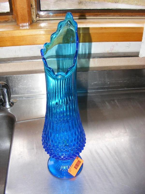 lot 243 image: Approximately 18 Blue &nbspGlass ...