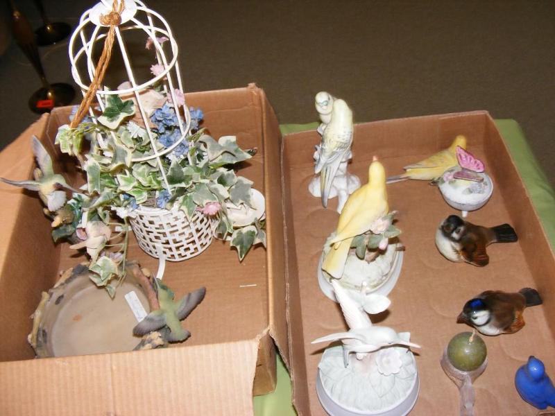 lot 246 image: Lot of Bird Figurines...