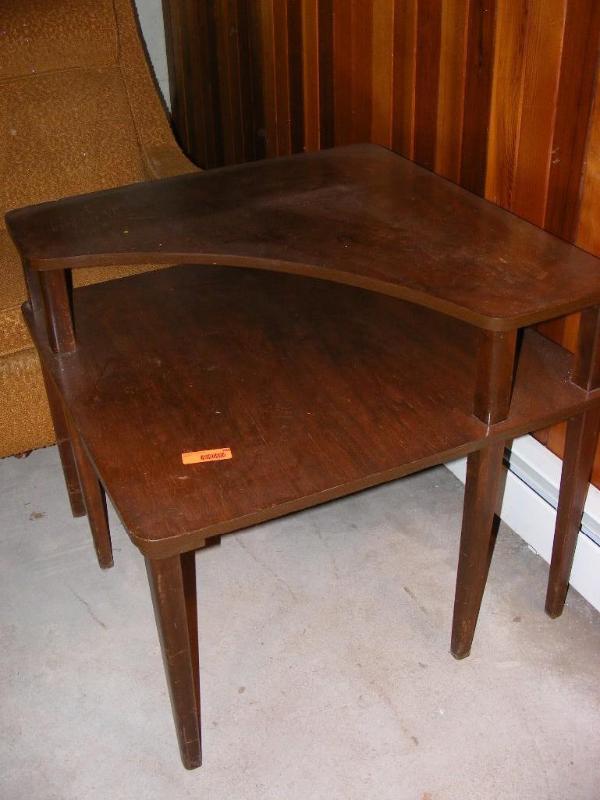 lot 266 image: Two Tiered Side Table...
