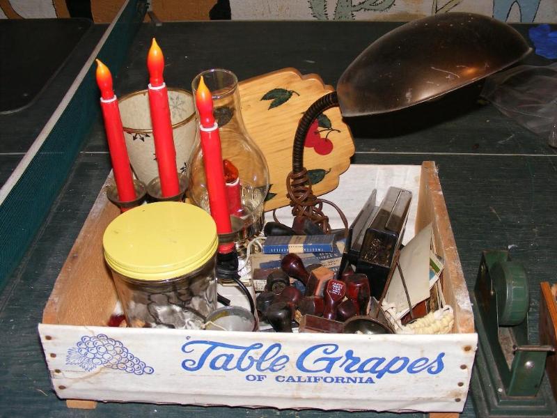 lot 294 image: Lot of misc Items, Desk Lamp, Tape ...