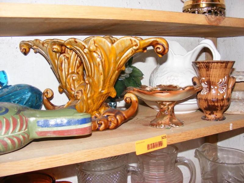 lot 325 image: lot of decorative vases, pots and a...