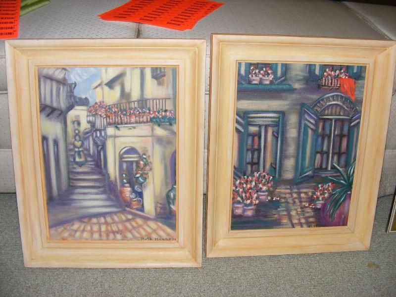 lot 34 image: Two Framed Pictures, signed Ruth Ha...
