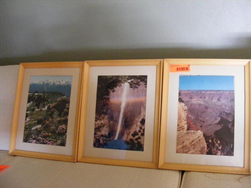 lot 42 image: Three Framed Pictures, approx ...
