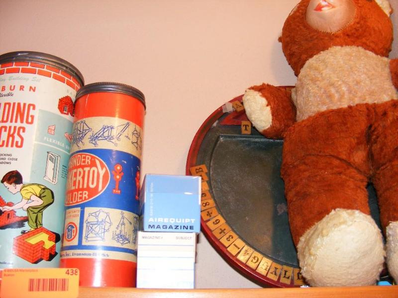 lot 438 image: Stuffed Teddy Bear, circle Alphabet...