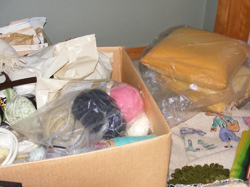 lot 458 image: Lot of Patterns, Material, Yarn and...