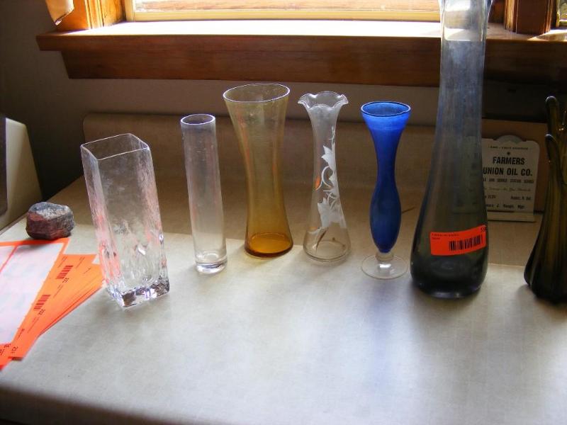 lot 59 image: Lot of Vases, various sizes, colors...