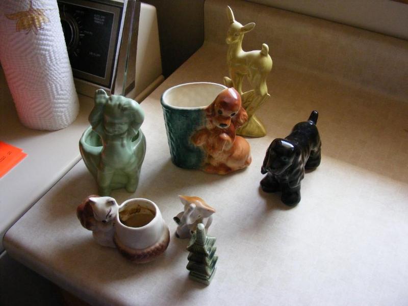lot 63 image: Lot of Planters and Figures...