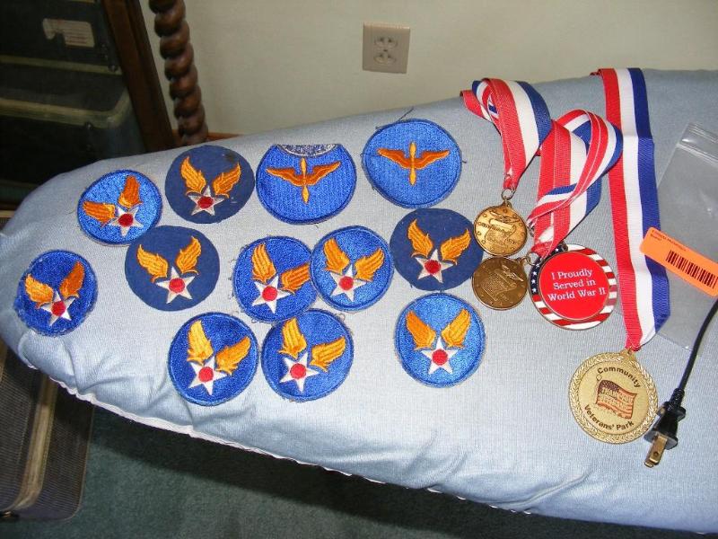 lot 81 image: Lot of Military Medallions and Patc...