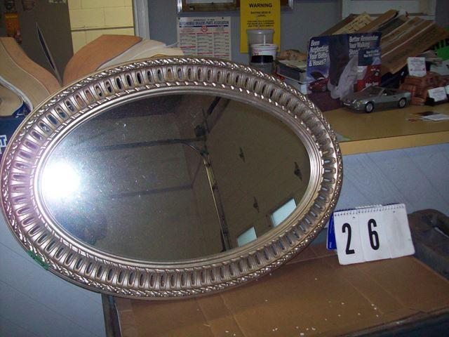 Silvergold Oval mirror 30&quot x ...