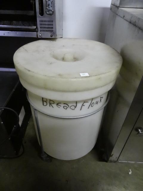 Flour container on wheels...