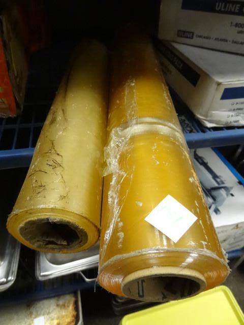2 partial rolls of food wrap...