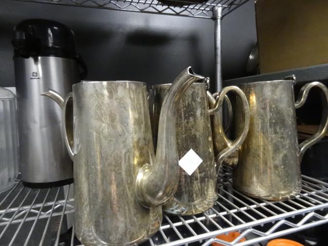 Silver Plated Coffee Urns. Missing ...