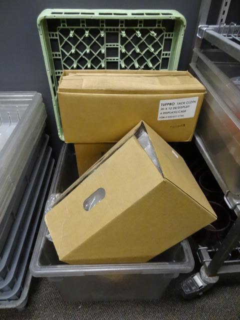 Paper Bags. Large Plastic Tub, Plas...