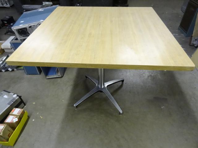 36 x 36 Table with Metal Base...