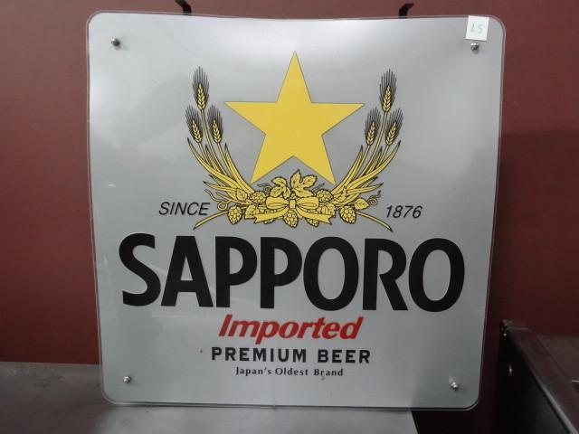 Sapporo imported beer lighted sign....