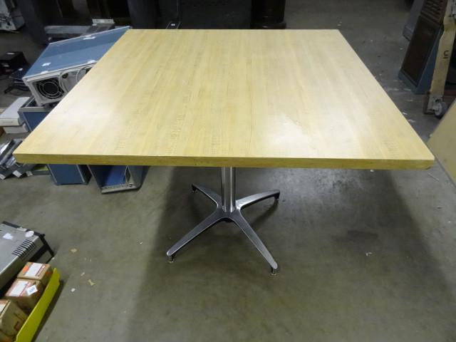 36 x 36 Table with Metal Base...