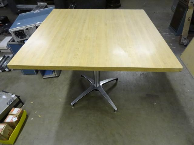 36 x 36 Table with Metal Base...