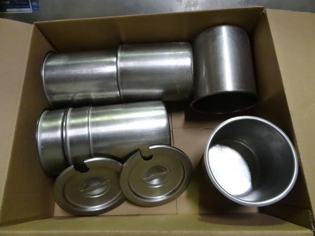7 stainless round inserts...