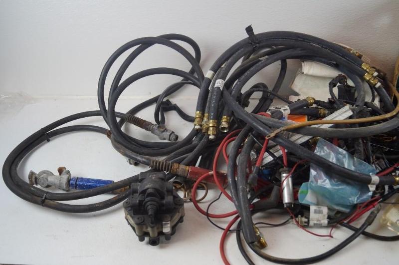 Semi Lines, hydraulic lines and wire
