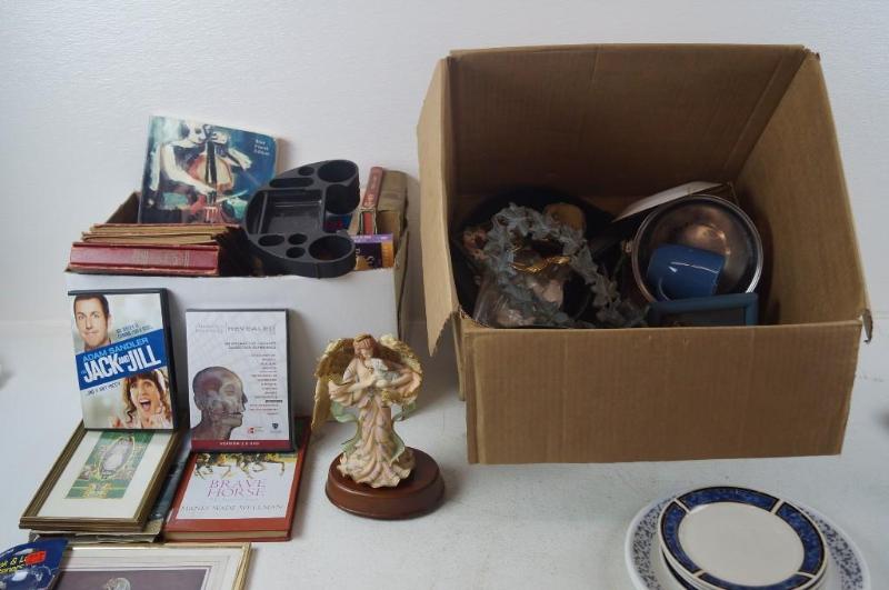 Books, dishs and dolls