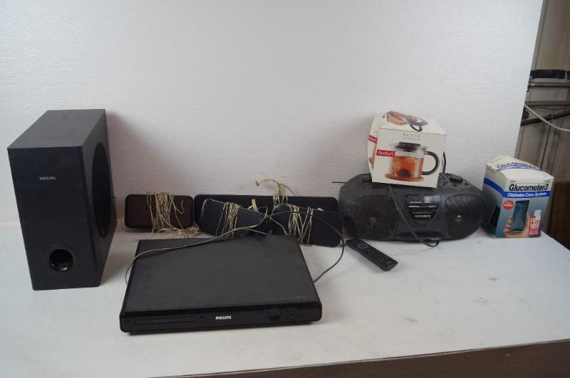 philips surround sound system & magnavox radio