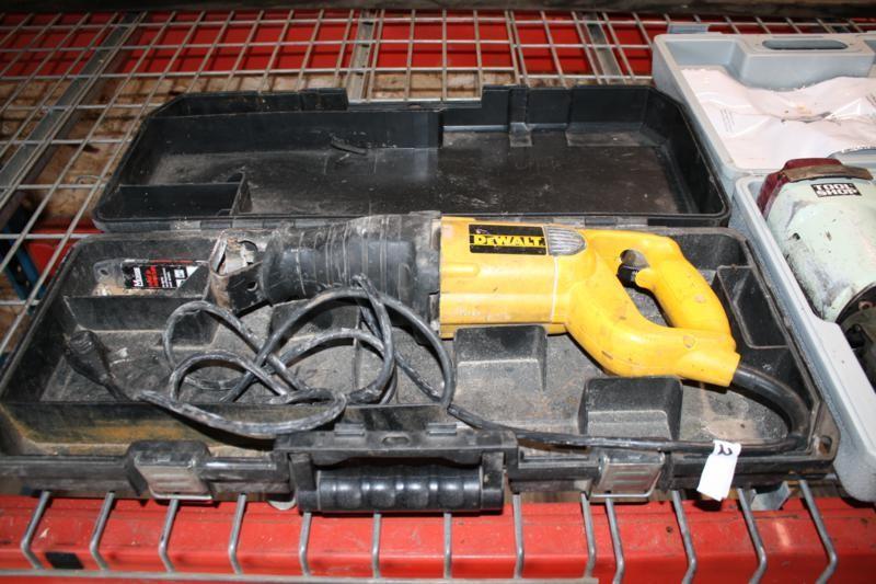 lot 12 image: Dealt Sawzall model DW303 Good cond...