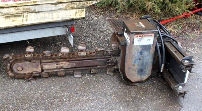 lot 41 image: Trencher attachment for skid steer ...