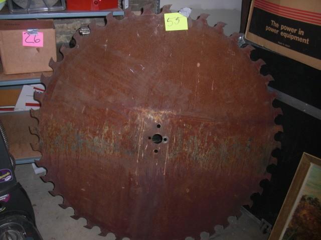 VINTAGE SAW BLADE 49 12 in