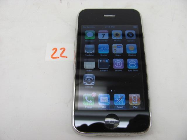 lot 22 image: Apple A1241 iphone 8G. This unit is...